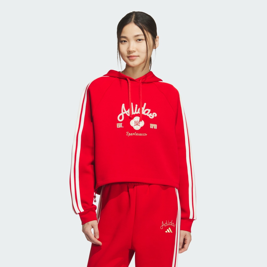 Худи adidas красный