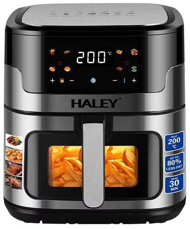 Аэрогриль Haley HY-2534 15 л черно-серебристый