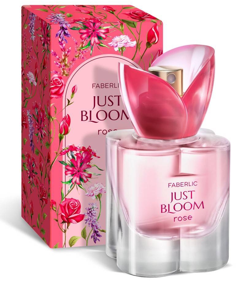 Туалетная вода Just Bloom Rose набор для тела для женщин