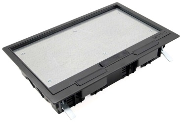 DKC напольный лючок 23.1x35x7.3 см, черный