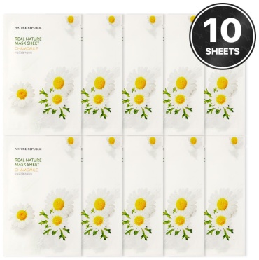 Маска для лица Nature Republic тканевая Real Nature Mask Sheet Chamomile 23 мл
