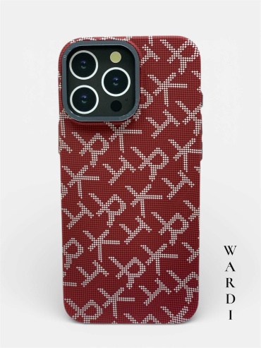 Чехол WARDI для Apple iPhone 16 Pro красный
