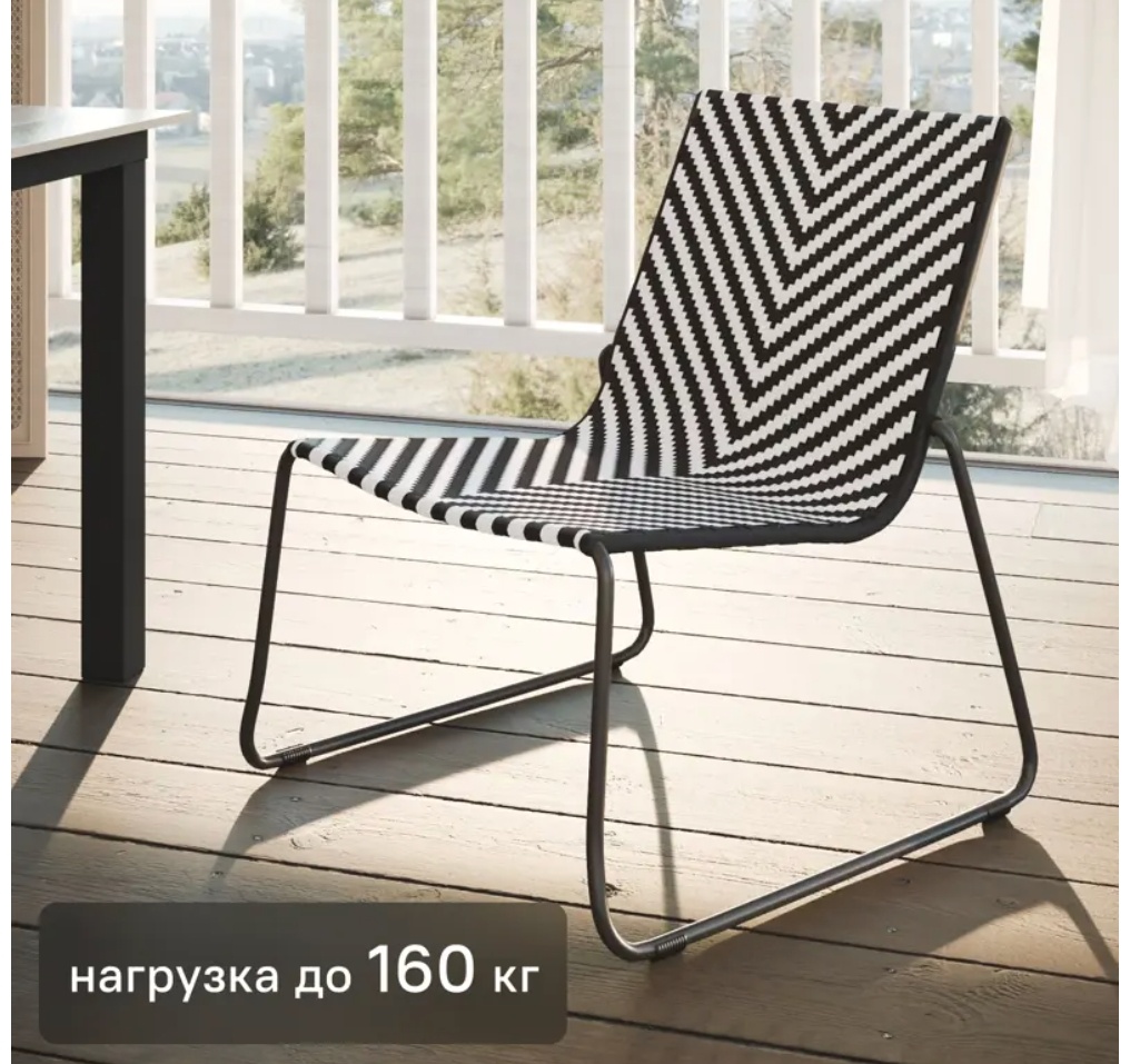 Кресло Неро белый, черный, серый