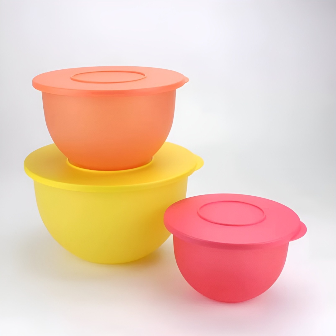 Миска Tupperware Очарование 25х25 см, полипропилен, 3 шт