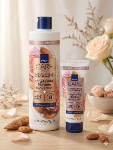 Avon CARE Миндаль и Роза набор для тела для женщин