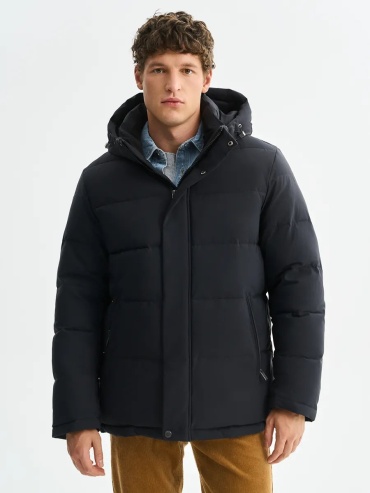 Пуховик Urban fashion for men темно-синий