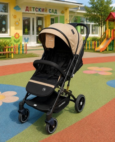 Коляска прогулочная Ining baby K313-2, бежевый