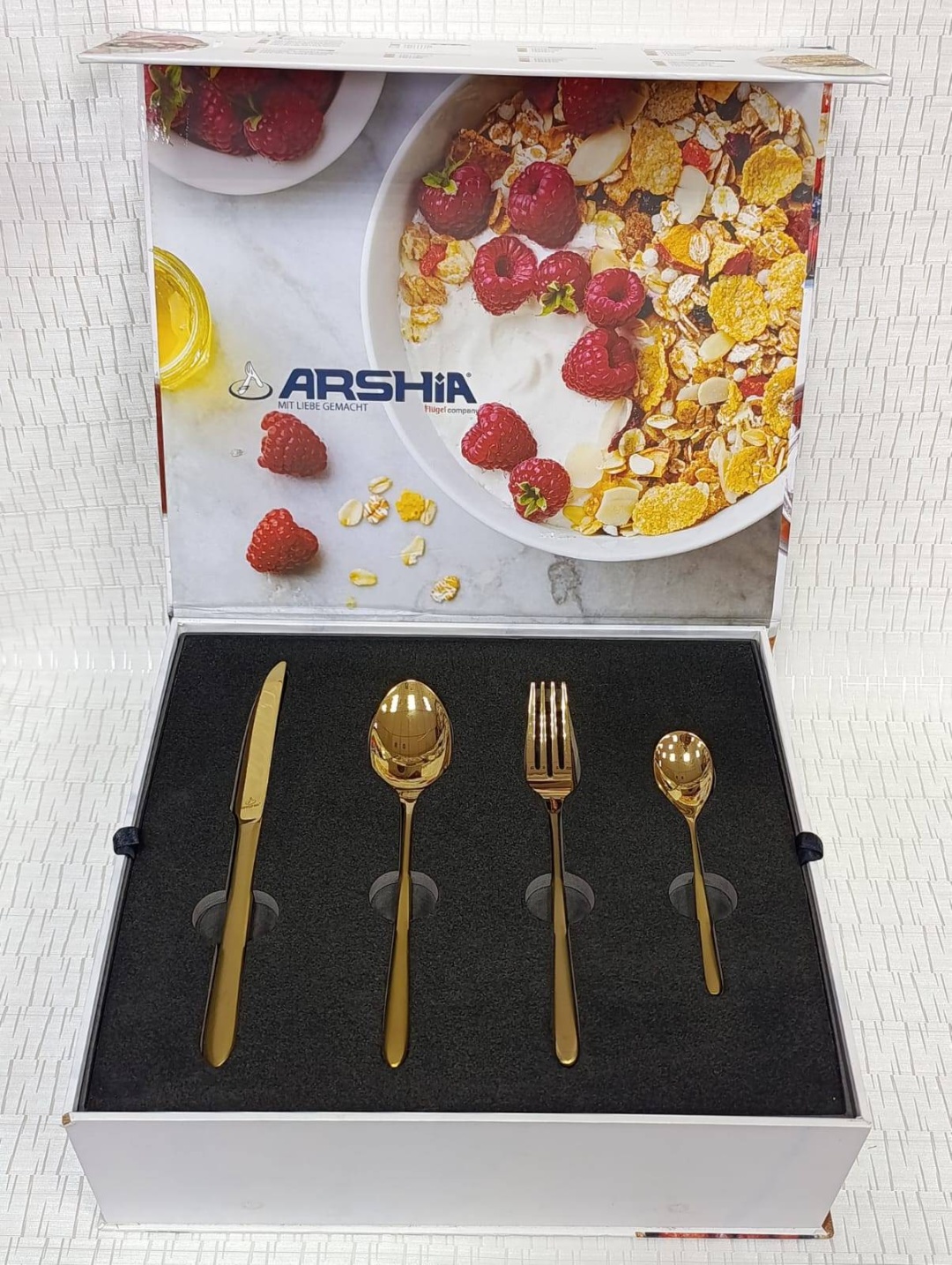 Набор столовых приборов ARSHIA 50 шт, золотистый 3016