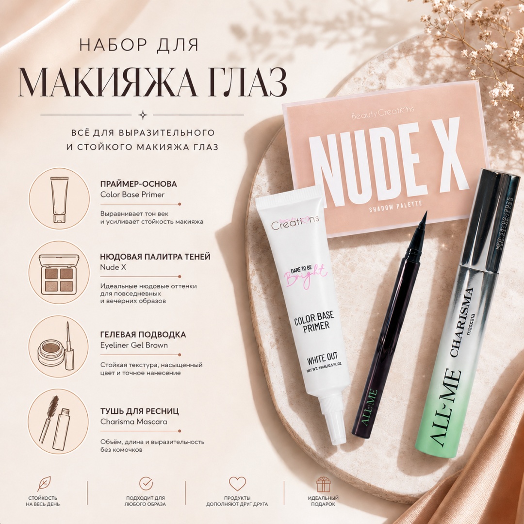 Beauty Creations Для макияжа глаз набор декоративной косметики для женщин