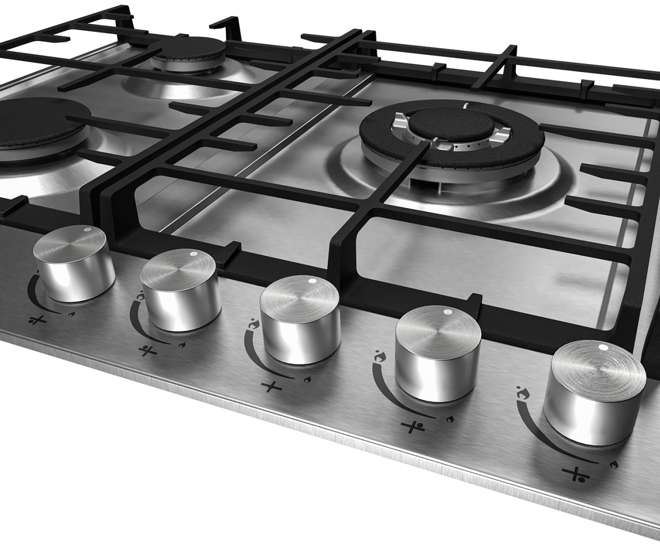 MILLEN MGH 901 IX газовая варочная панель 4