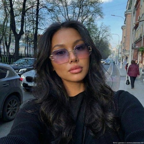 Adaline солнцезащитные очки многоугольник градиент