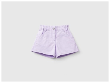 Джинсовые шорты UNITED COLORS OF BENETTON белый