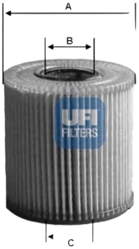 UFI масляный фильтр 2502900