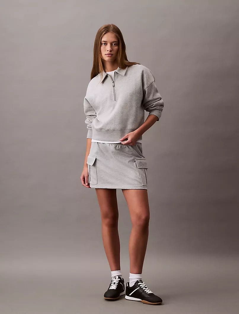 Свитшот Calvin Klein серый