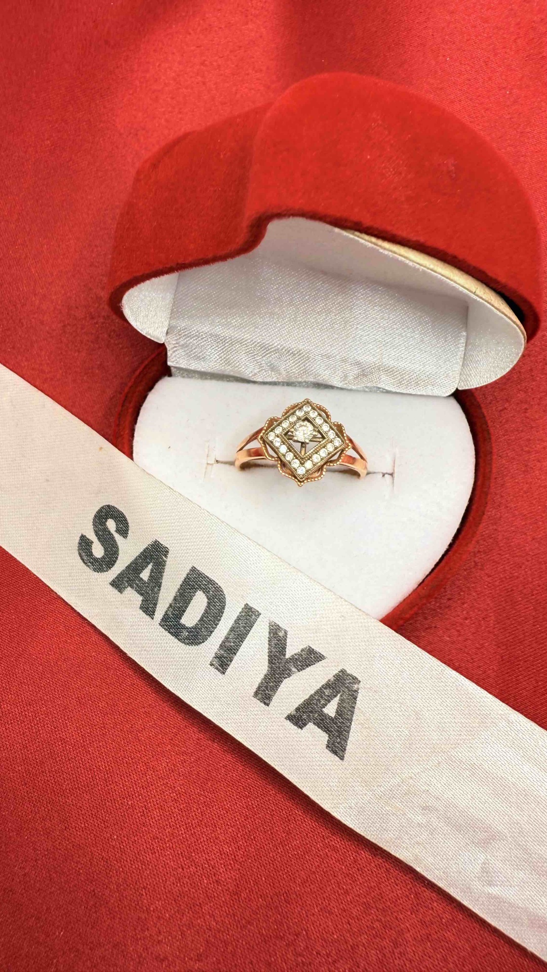 SADIYA 557610218 размер 19 вес 2.68 г золото, фианит