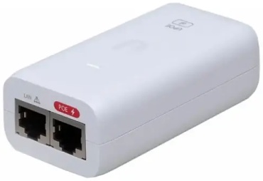 Ubiquiti PoE инжектор U-POE 1 шт, пластик
