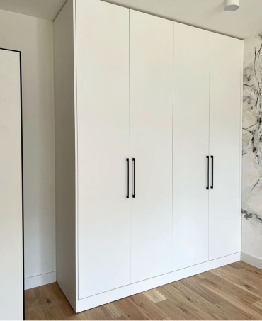 Распашной шкаф Aiba Mebel Dima, 180x250х55 см, белый