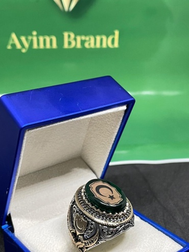 Ayim Brand 18AP размер регулируемый вес 22 г серебро, эмаль