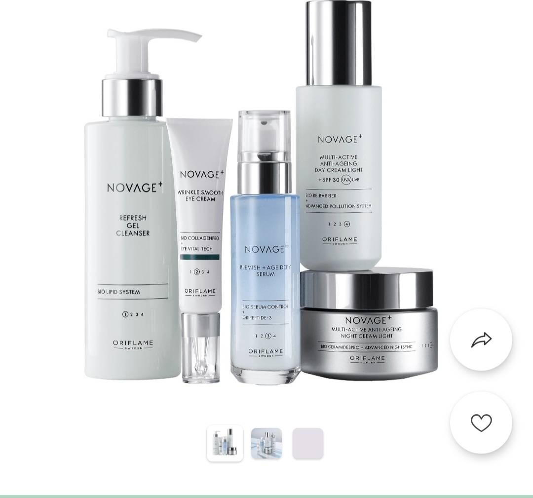 Комплексный антивозрастной уход для проблемной кожи Blemish + Age Defy [NovAge] набор по уходу за лицом для женщин