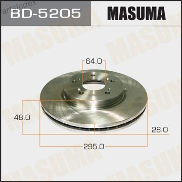 Masuma Диск Тормозной BD5205
