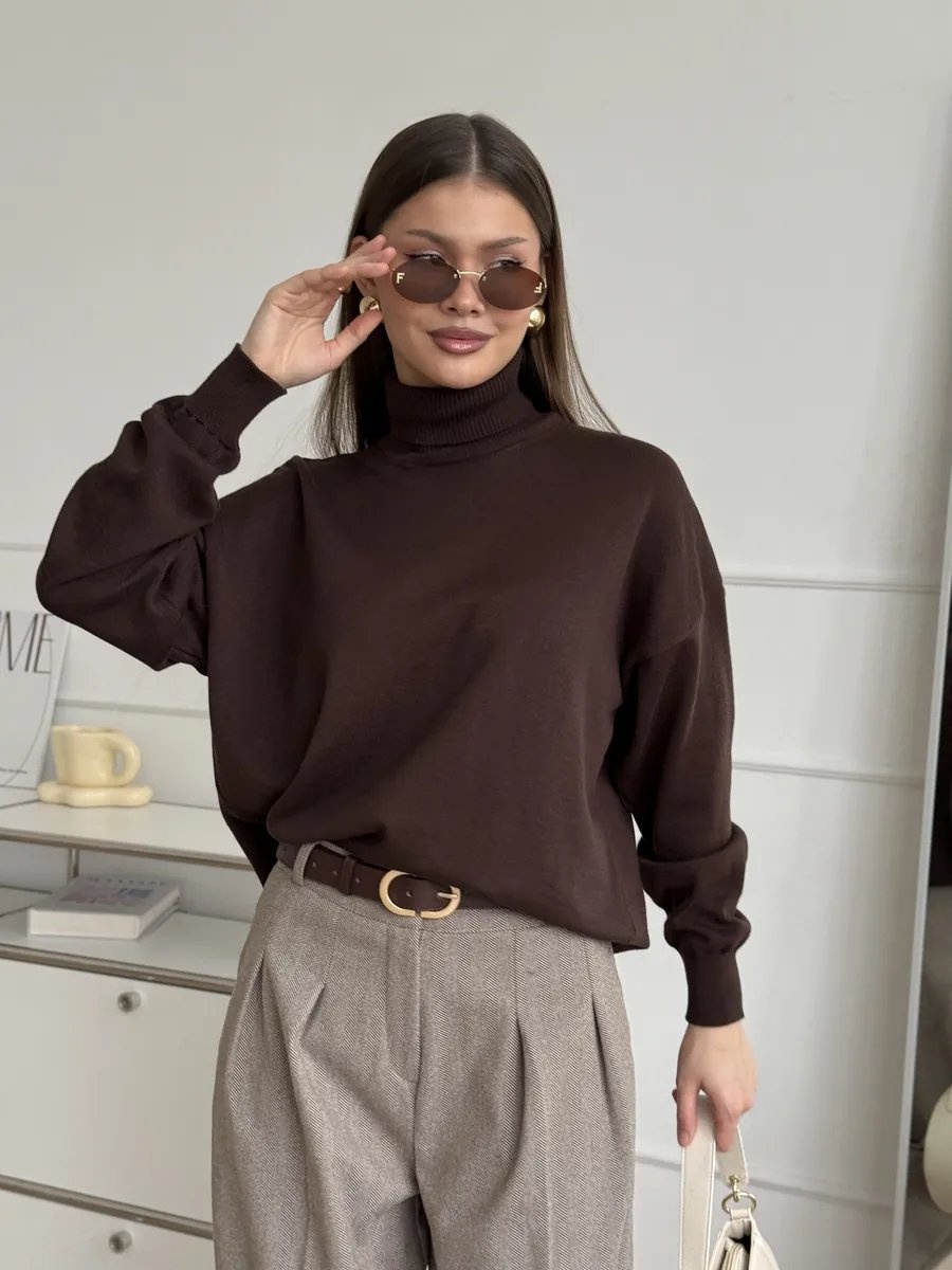 Болеро Softly touch коричневый
