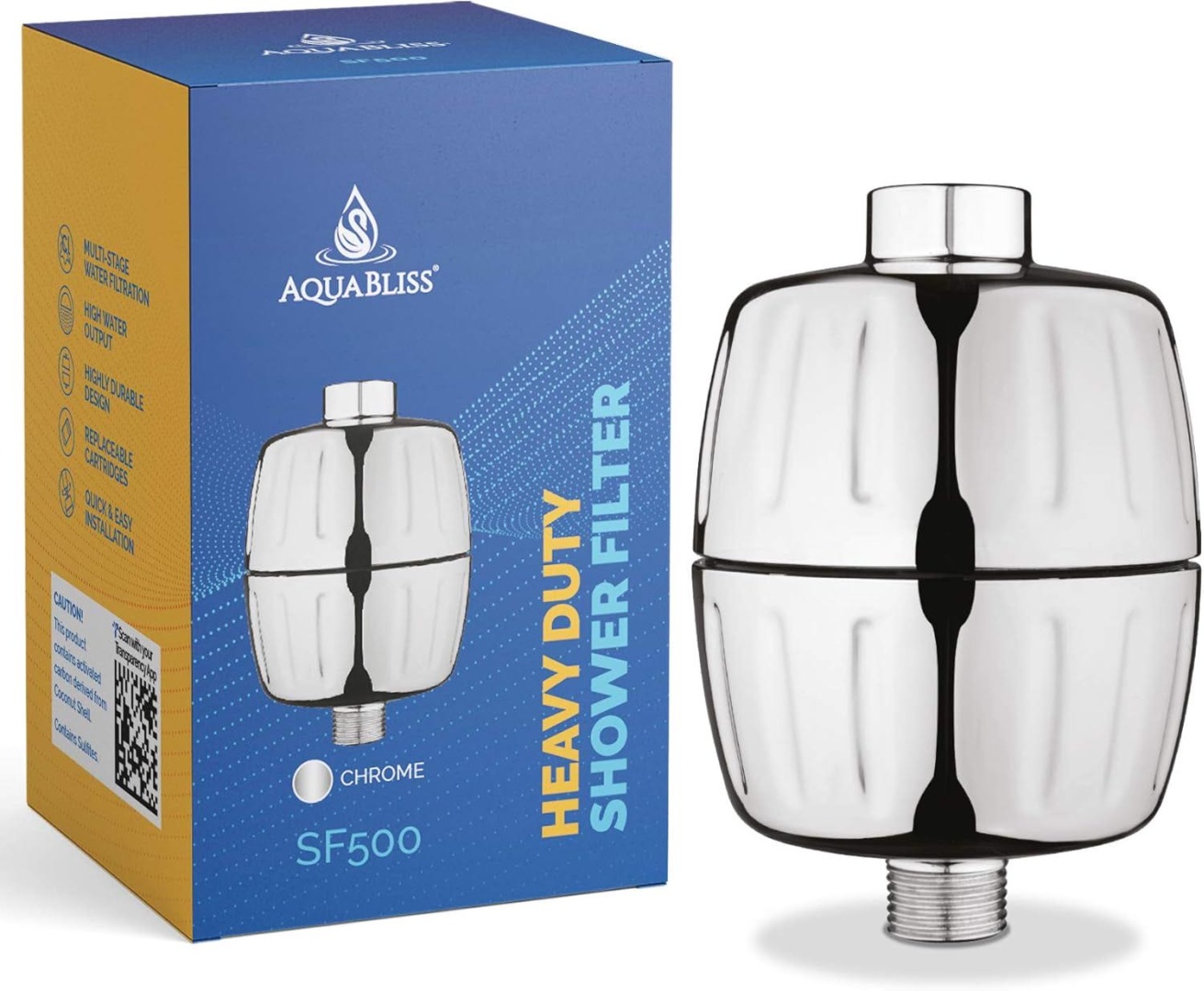 Фильтр для душа AquaBliss AB-SF500, ресурс: 12000 л