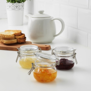 IKEA банка Коркен 00372934, стекло