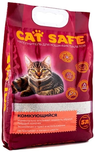 CAT SAFE 474569239 комкующийся 5 л