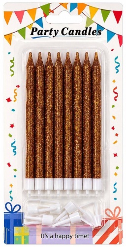 Свеча Party candles цилиндр, 6 шт 12 см