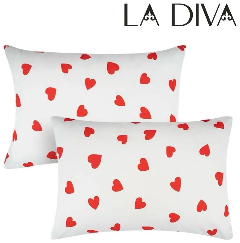 Наволочка LA DIVA Cozy 50x70 сатин, хлопок, 1 шт