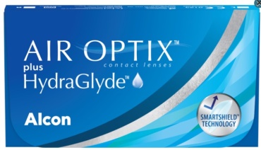 Контактные линзы ALCON Air Optix Hydraglyde +3 кривизна 8.6 на месяц 3 шт