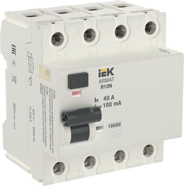 Дифференциальный автомат IEK AC 40 100 мА класс AC