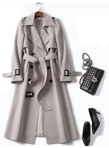 Тренчкот Fashion Style бежевый