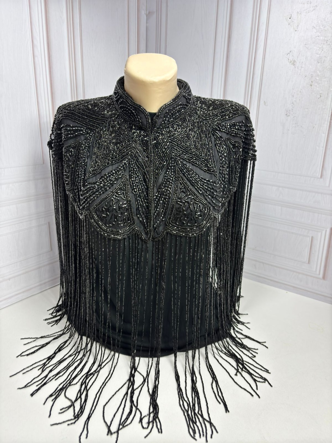 Кейп Lady Style текстиль, бисер