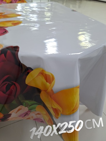 Клеенка Евроуют 250x140 см, ПВХ, полиэстер, 1 шт