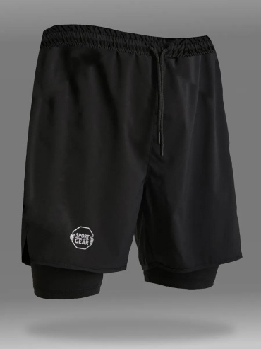 Спортивные шорты SPORT GEAR черный
