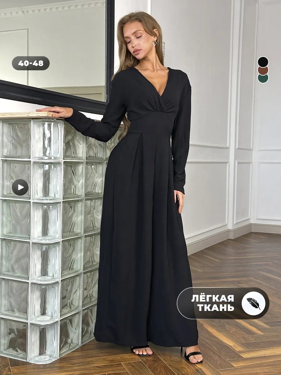 Комбинезон с шортами черный
