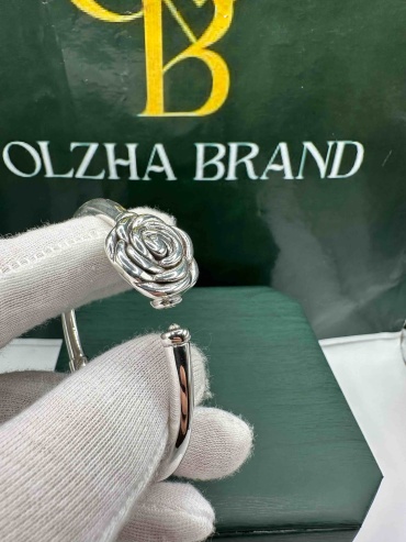 OLZHA BRAND Aru длина 20 см, вес 11.5 г серебро, плетение отсутствует