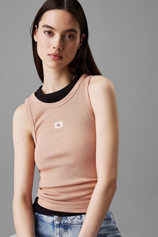 Майка Calvin Klein Jeans бежевый