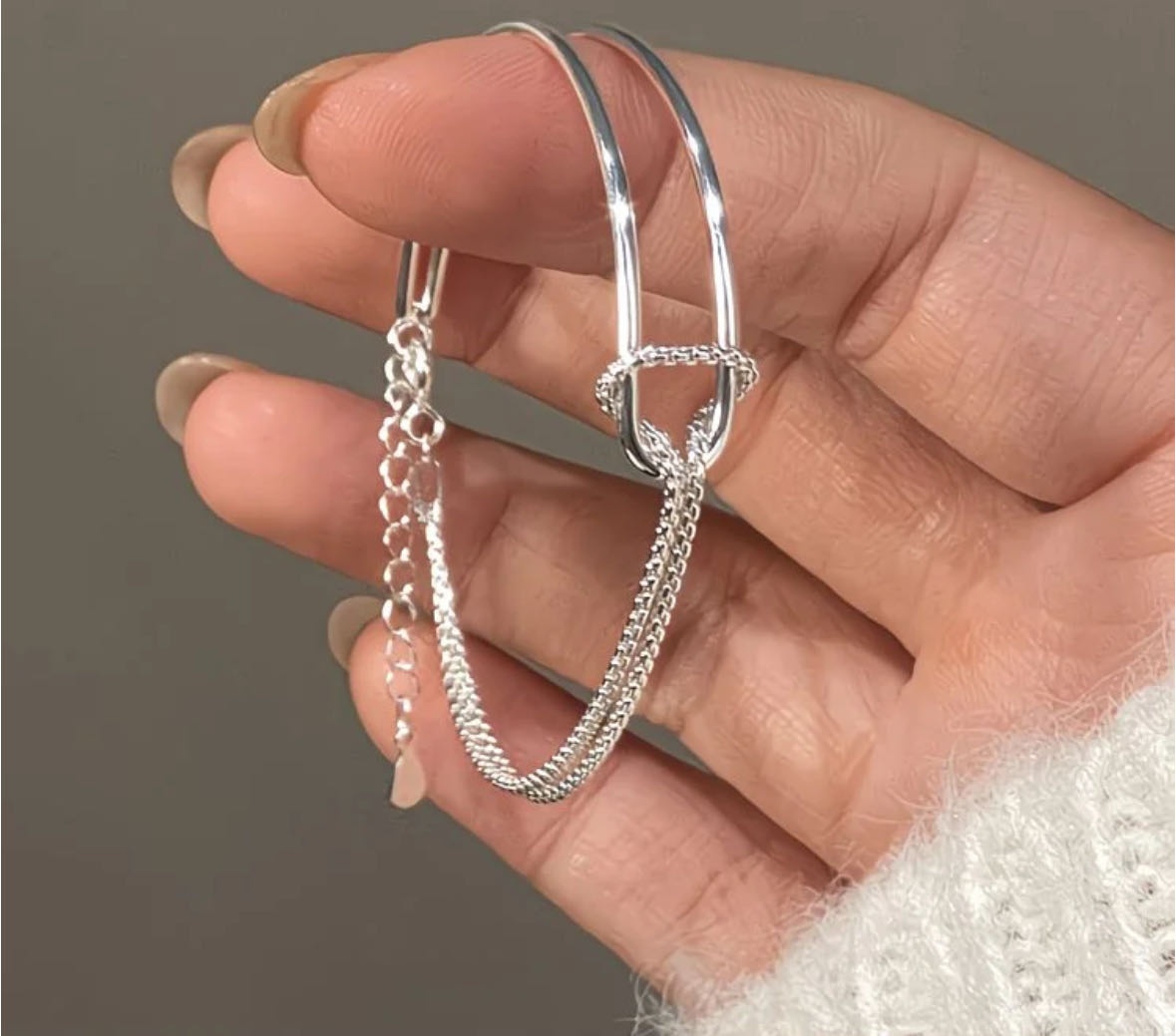 Sultani Crystal Venice длина 19 см, вес 4 г серебро, плетение якорное