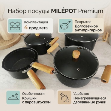 Набор сковородок 5 в 1