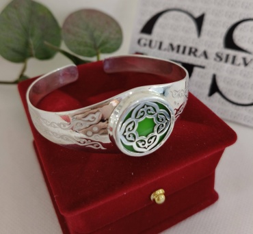Gulmira Silver GSilver Білезік Ою 22/9 длина 19 см, вес 22.9 г серебро, плетение обод