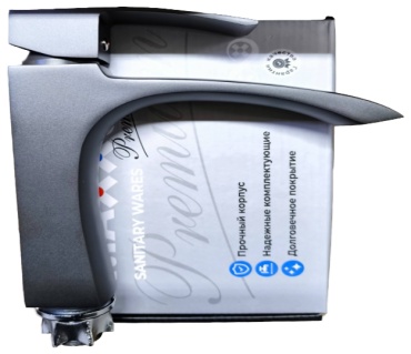 Смеситель MAXXUS М06-5NG, латунь, цвет графит