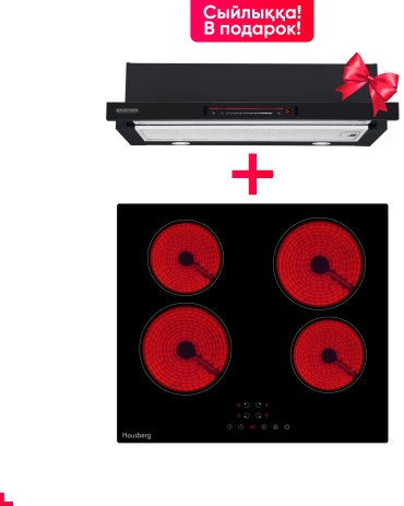 Hausberg HB-04CRB + DCH-8800BL черный