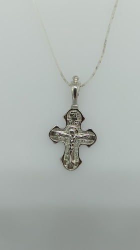 Крестик Kolibri Jewelry 720047 вес 0.85 г серебро, без вставок