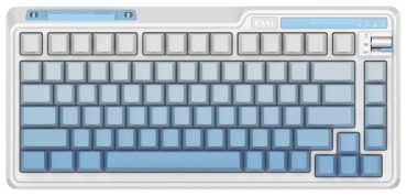 Kzzi K75 Lite Wireless Blue синий