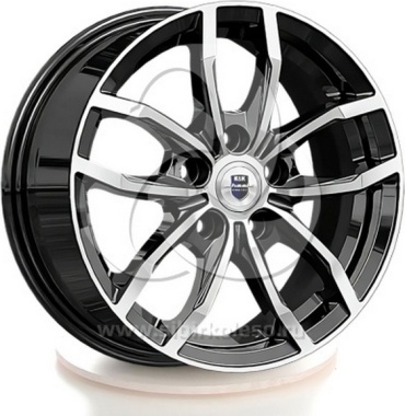 K&K Фрост Алмаз черный 63.35 6.5x15/5x108 D63.35 ET50 4 диска черный, серебристый, графит