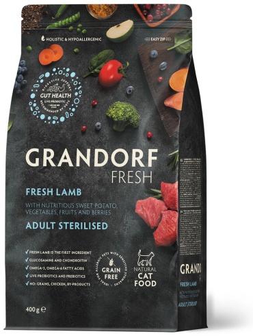 GRANDORF FRESH Lamb & Potato Sterilised Adult ягненок 0.4 кг