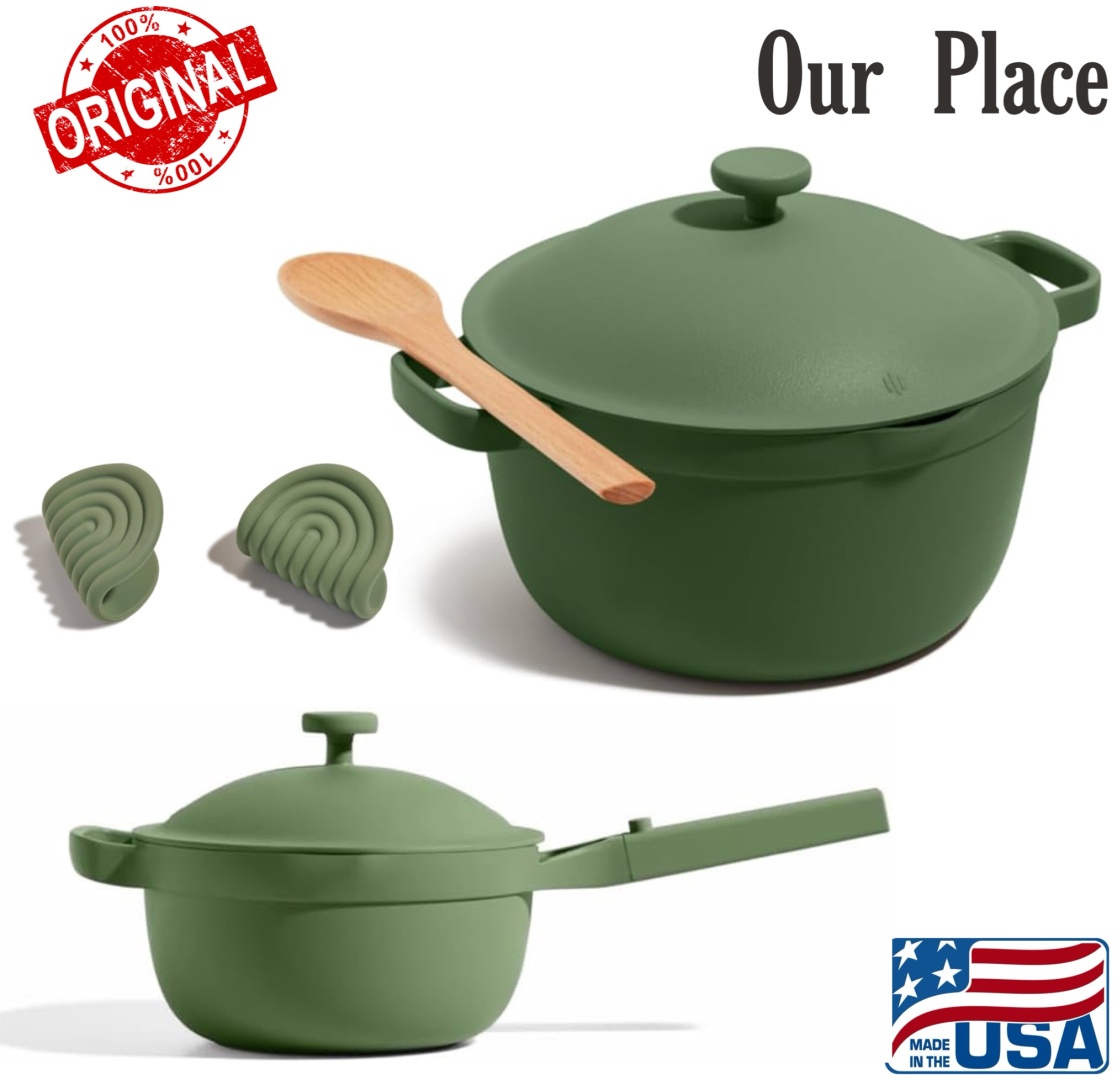 OUR PLACE набор посуды USA Perfect Pot Sage 5 в 1