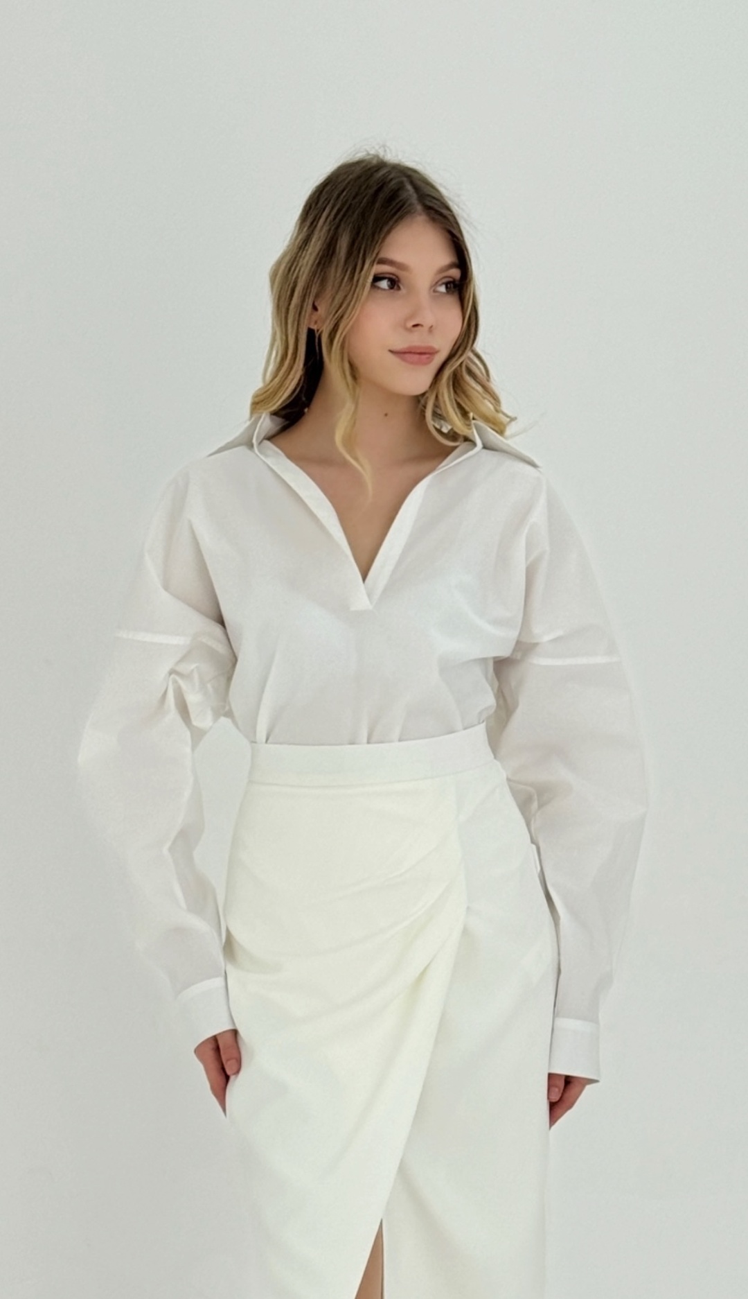 Блузка ACTUALEE белый